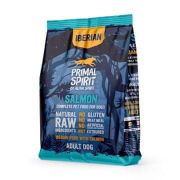 Primal Spirit PRIMAL SPIRIT Iberian 70% Losos - polvlažna hrana za pse - 1 kg