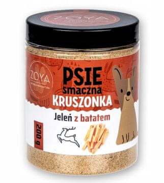 Zoya ZOYA Deer s sladkim krompirjem - priboljšek za psa - 200g