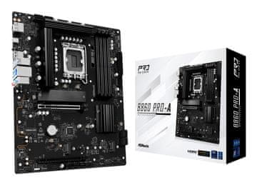 ASRock Asrock B860 Pro-A Intel B860 LGA 1851 (Socket V1) ATX