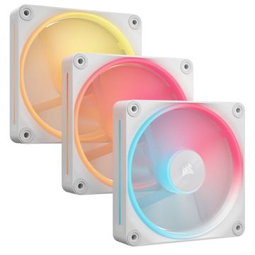 Corsair Corsair iCUE LINK LX120-R RGB Ventilator za ohišje računalnika 12 cm Bela 3 kosi