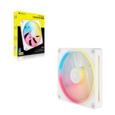 Corsair Corsair LX140-R RGB ohišni ventilator 14 cm bela