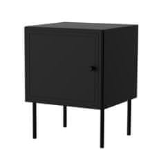 Cama meble Cama Nočna omarica 2 kosa PALAZZO BIS 45x39xV59 mat črna