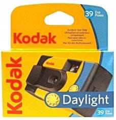 Kodak Kodak DAYLIGHT Camera, Fotografski fotoaparat za enkratno uporabo s filmom v barvah, 39 fotografij. Brez vgrajene bliskavice.