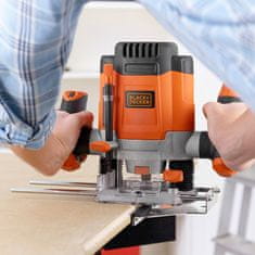 Black+Decker Black & Decker KW1200EKA-QS rezkalnik/obrezovalnik Črna, Siva, Oranžna