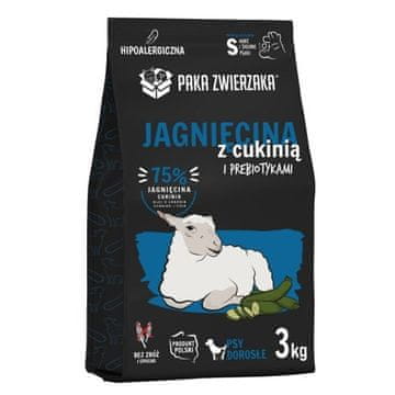 Paka Zwierzaka PAKA ZWIERZAKA Jagnjetina s bučkami S - suha hrana za pse - 3kg