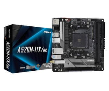 ASRock Asrock A520M-ITX/ac Socket AM4 micro ATX