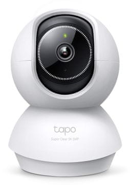 slomart TP-Link Tapo Pan/Tilt AI Varnostna Wi-Fi kamera 3K 5MP, bela