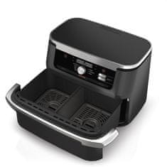 Ninja Ninja AF500EU cvrtnik Dvojni 10,4 L Samostoječi 2470 W Friteza na vroč zrak Črna, Nerjaveče jeklo