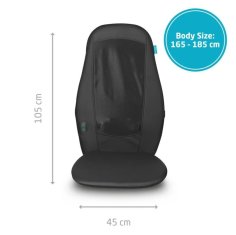 Medisana Ecomed MC-15E masažna blazina Črna 24 W