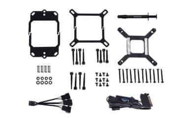 Alphacool Alphacool 11999 sistem za hlajenje računalnika Procesorski zračni hladilnik 12 cm Črna 1 kos