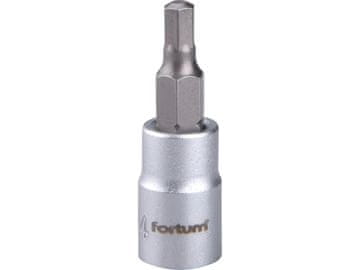 Fortum Vtična glava (4701604) Allen socket, 1/4", HX 4, L 38mm, CrV/S2