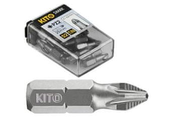 KITO Konice (4810211) tips, set of 20 pcs., PZ 1x25mm, S2