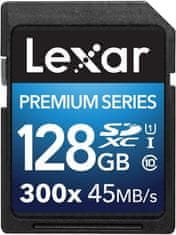 Lexar Pomnilniška kartica SDXC 128GB UHS-I U1 LSD128BBEU300