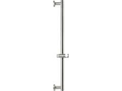 Freshhh Palica za tuš z drsnim držalom (830309) shower rod with sliding holder, all-metal, 71cm, stainless steel
