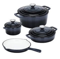CS Solingen Set posod CS-067465 litinová Xanten 7 ks black