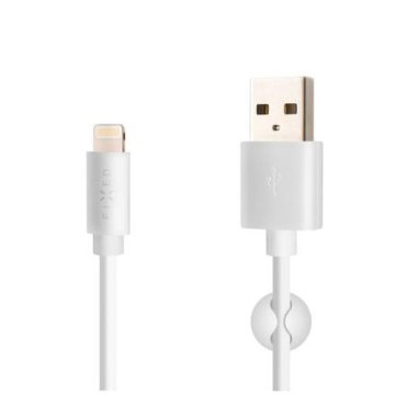 FIXED Redukcijski kabel USB/ Lightning, 1m - white