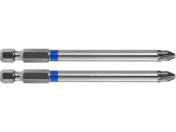 KITO Križna konica 4741322 cross bit set of 2, PZ 2x90mm, S2, FORTUM- , cross bit set of 2, PZ 2x90mm, S2, FORTUM- , S2