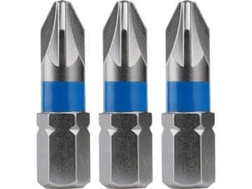 KITO Križna konica 4741301 cross bit set of 3, PZ 1x25mm, S2, FORTUM- , cross bit set of 3, PZ 1x25mm, S2, FORTUM- , S2