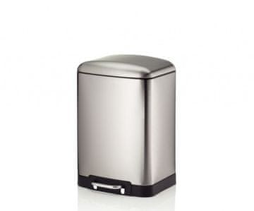 Kela Koš za smeti KL-10902 DAVINO nerjaveče jeklo D 27 cm x Š 23 cm x V 40 cm / 12