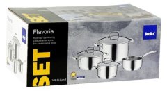 Kela Set posod KL-10201 18/10 FLAVORIA 7 ks