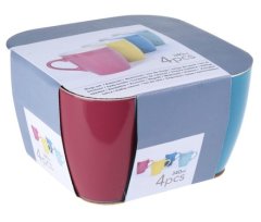 EXCELLENT skodelica KO-Q96000190 Mug set of 4 pieces stoneware 340 ml