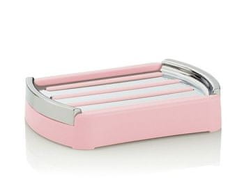 Kela Posodica za milo KL-24370 Soap dish MARTA plastic old pink