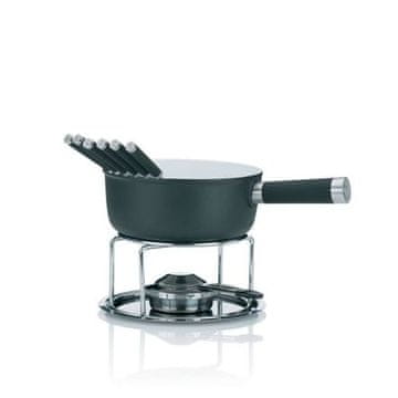Kela Sirni fondue KL-16564 Cheese fondue LANCY ceramic, gray, 1L D22cm x H19.5cm