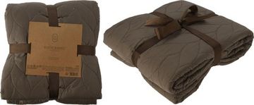 HOMESTYLING Odeja KO-HZ1011970 quilted 200 x 220 cm PREMIUM brown