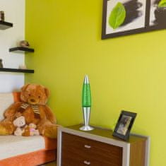 Rabalux Lava svetilka 4113 Glitter 1xE14/25W/230V green/silver