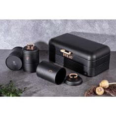 Berlingerhaus Kruh BH-6753 and food container set of 4 Black Rose Collection