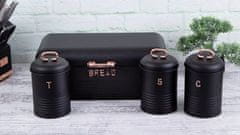 Berlingerhaus Kruh BH-6753 and food container set of 4 Black Rose Collection