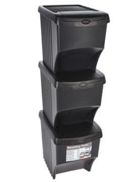 EXCELLENT Koš za smeti KO-Y54230540 for sorted waste set of 3 pcs.