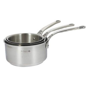 de Buyer Set posod 3410.03 MILADY, steel, 3 ks, 16/18/20 cm, 1,6/2,2/ 3 L