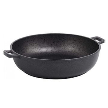 de Buyer Kozarec 8313.28, saucepan with two handles, aluminum, non-stick surface, diameter 28 cm