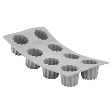 de Buyer Pekač 1834.01, 8 pieces of "canelé" cupcake liners, silicone