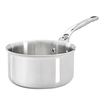 de Buyer Lonec iz nerjavečega jekla 3706.18 AFFINITY, saucepan, stainless steel, diameter 18 cm, volume 2.5 L, non-deformable, stainless steel handle, dimensions 33.5 x 17.5 x 8 cm