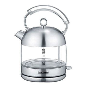 Severin Kotliček WK 3459, retro, glass, 1.7 L