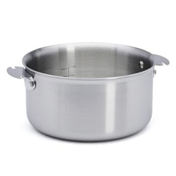 de Buyer Lonec iz nerjavečega jekla 3661.20 ALCHIMY LOQY, stainless steel, diameter 20 cm, volume 2.5 L, removable system, curved edge