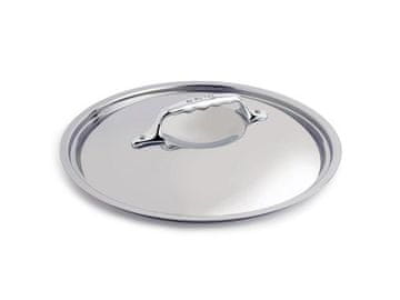 de Buyer Pokrov 3709.18N AFFINITY, lid, stainless steel, for the Affinity series, Prima Matera, Inocuivre, diameter 18 cm