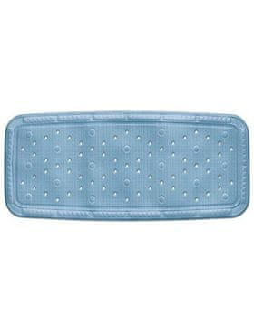 Kela Preproga za kopalno kad KL-22379 CRETE PVC blue 92x36cm