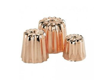 de Buyer Pekač 6820.55N, Canelés mold, copper, serrated, diameter 5.5 cm
