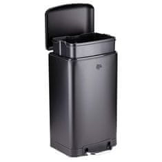 Dirt Devil Koš za smeti walk-on 20 l silent closing black