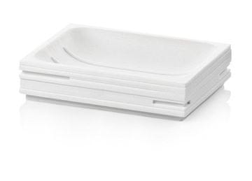 Kela Posodica za milo KL-24004 Posidon polyresin white