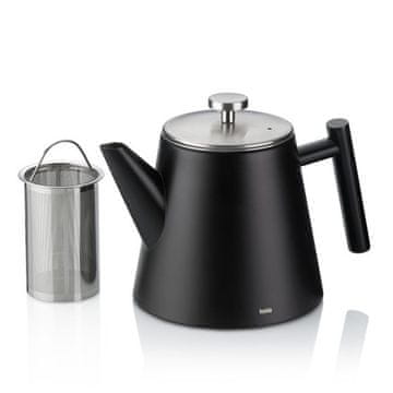 Kela Vrč KL-11357 Modena stainless steel 18/10 black 15.0cm 11.5cm 1.0l