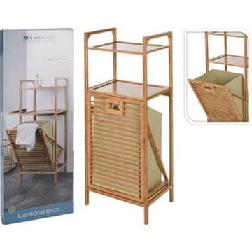 HOMESTYLING Kopalniška polica KO-784630090 s košaro za perilo 95 cm