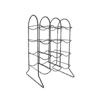 Ostatní Stojalo za vino HT-22170822 metal black 12 bottles
