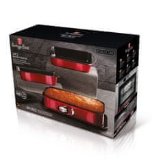 Berlingerhaus Komplet pekačev s titanovim protisprijemnim premazom BH-7632 3 pcs Metallic Line Burgundy Edition