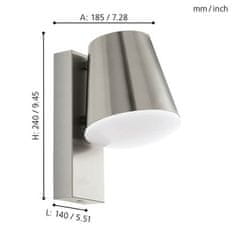 Eglo Zunanja stenska svetilka 97484 CALDIERO-C E27 1X9W 950 lm IP44