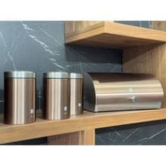 Berlingerhaus Kruh BH-6730 stainless steel with set of 3 storage containers Metallic Line Rose Gold Edition