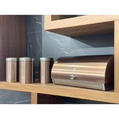 Berlingerhaus Kruh BH-6730 stainless steel with set of 3 storage containers Metallic Line Rose Gold Edition